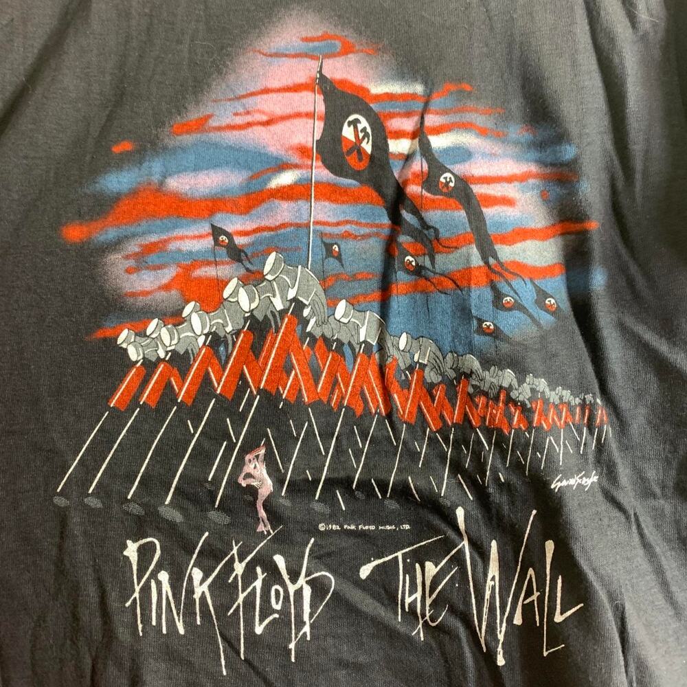 vintage 1982 PINK FLOYD The Wall Album single stitch graphic tee shirt LARGE